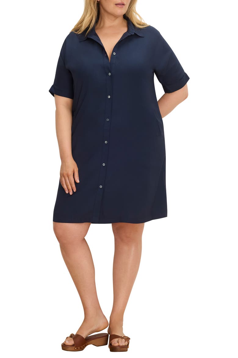 Devon Short Sleeve Shirtdress