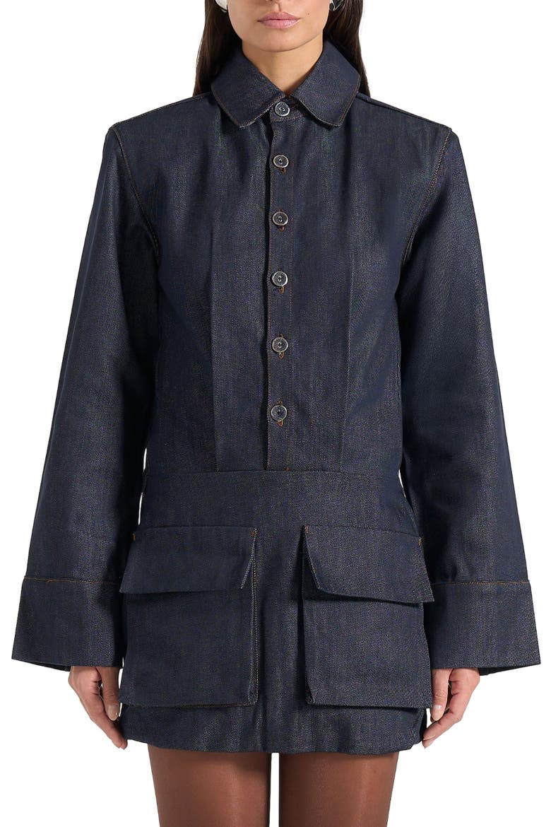 Laure Cargo Shirt Mini Dress
