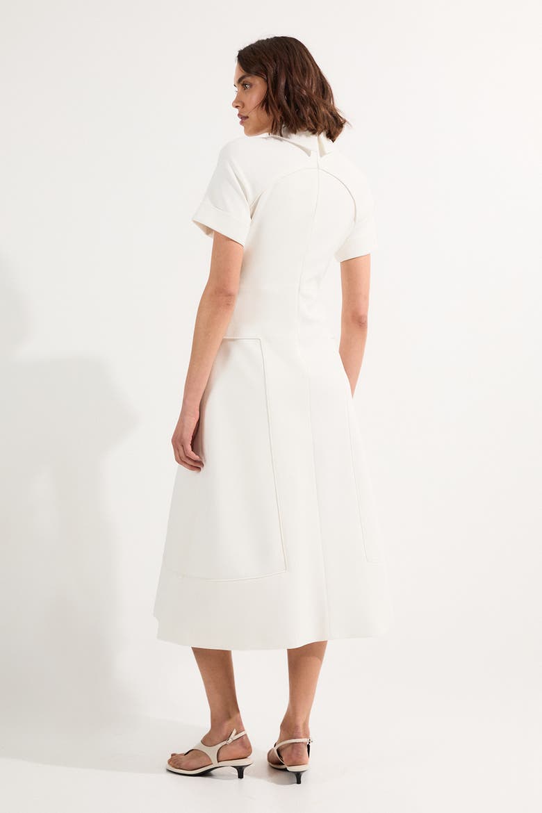 Full Skirted Midi Dress