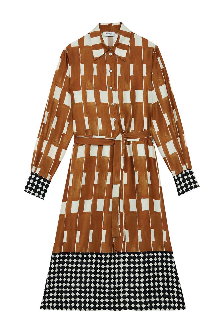 Viscose Midi Shirt Dress