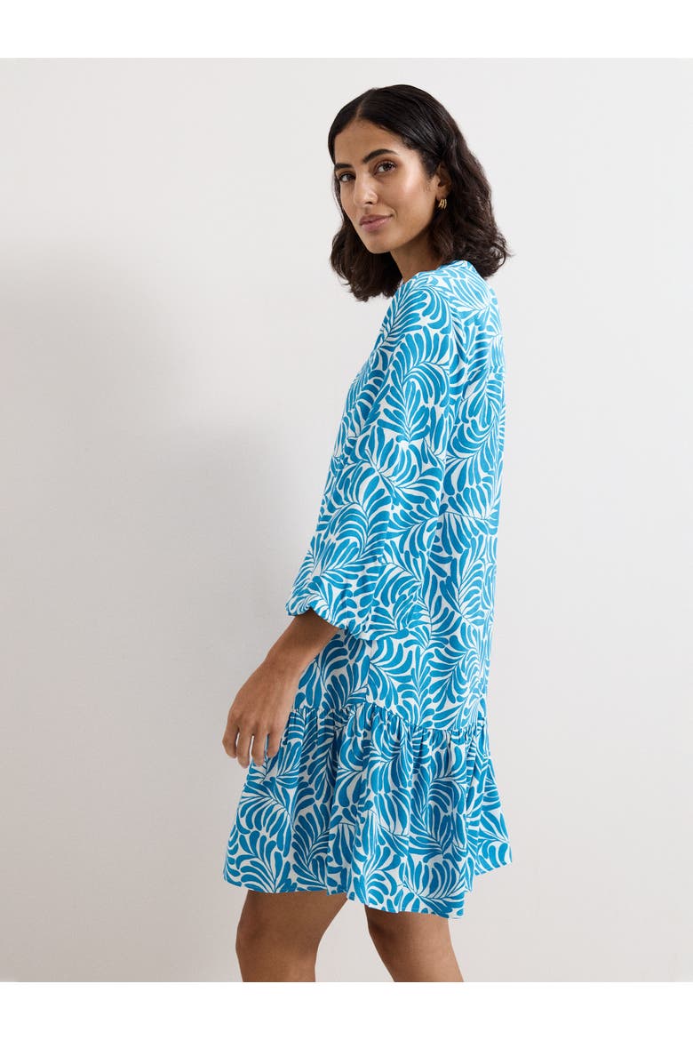 Phoebe Tiered Hem V-Neck Mini Dress