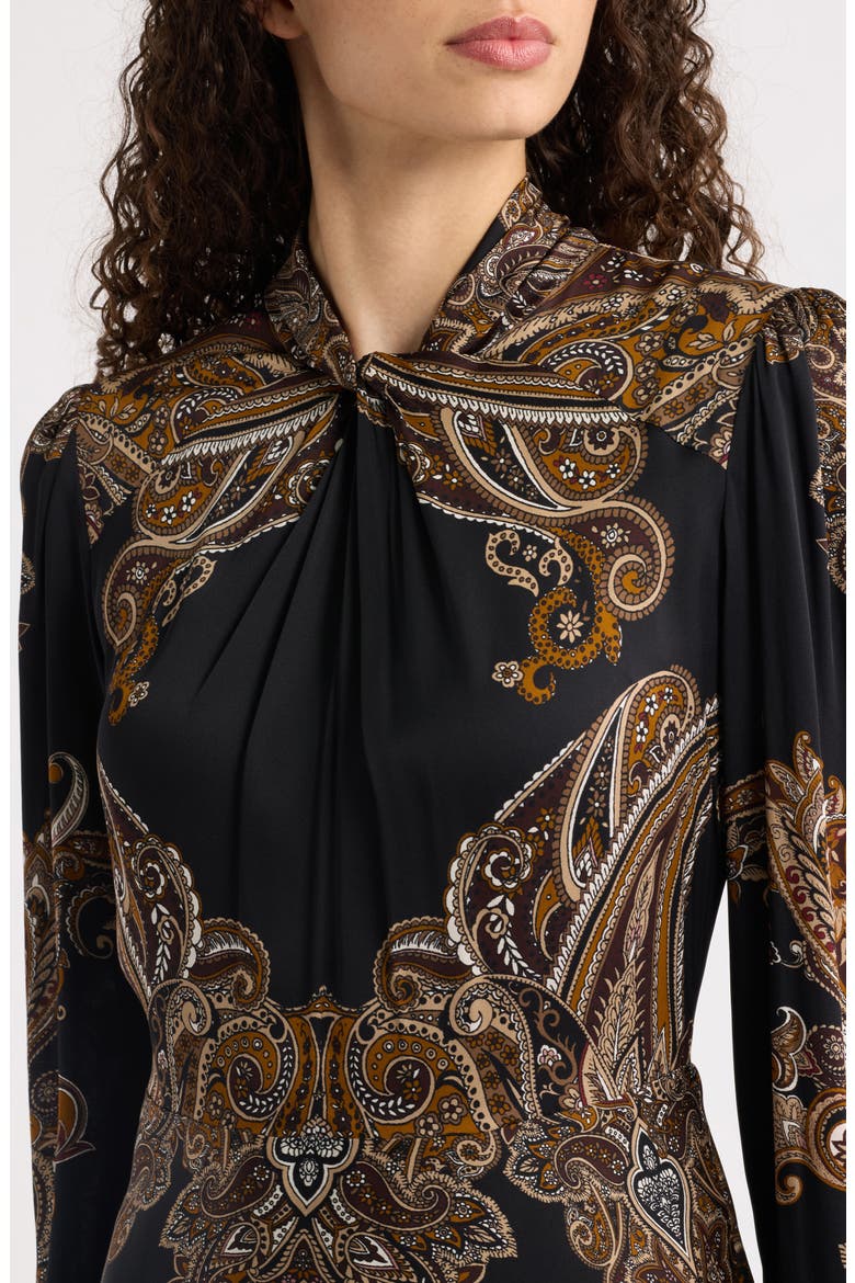 Raquel Silk Blend Midi Dress