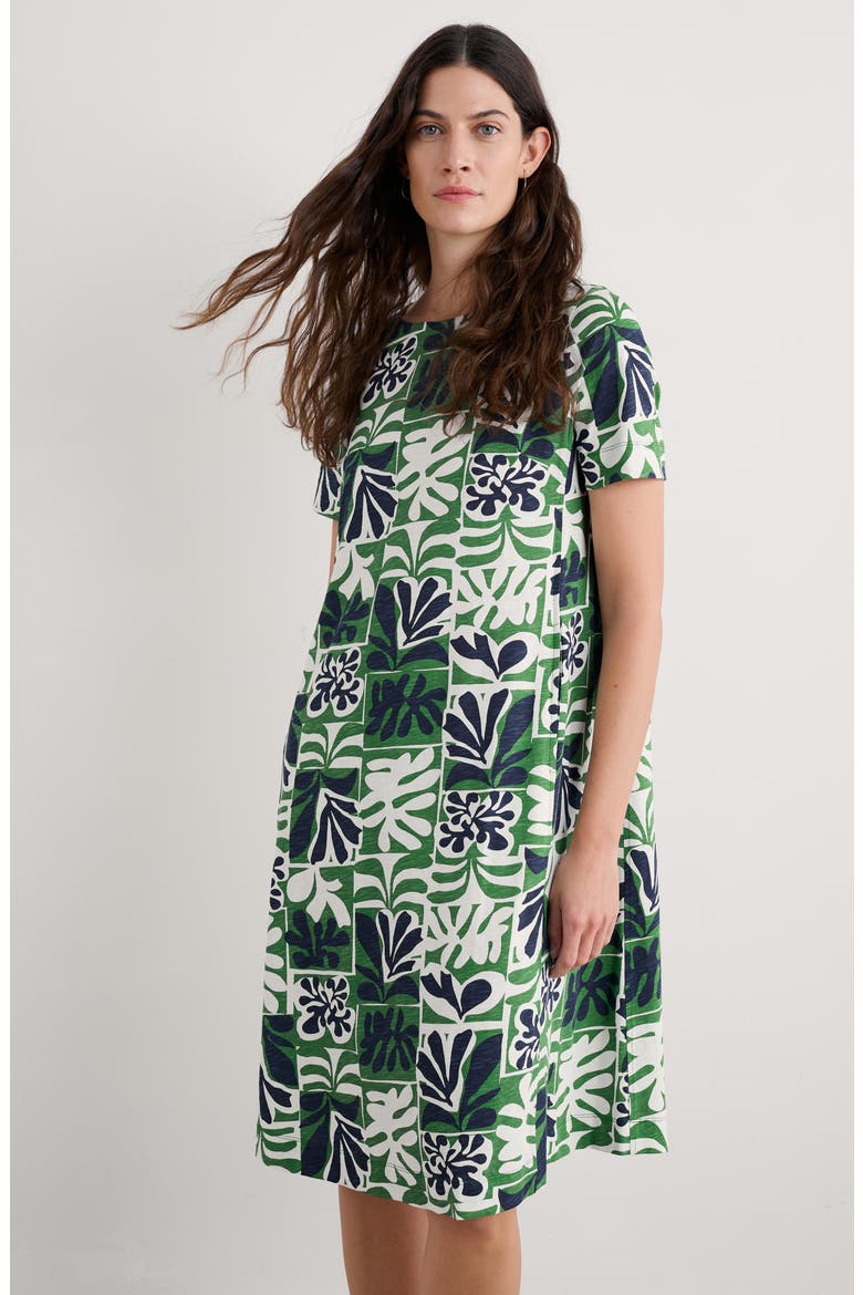 Pipers Short Sleeve Organic Cotton A-Line Dress