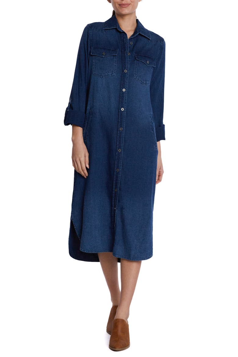 Denim Midi Shirtdress