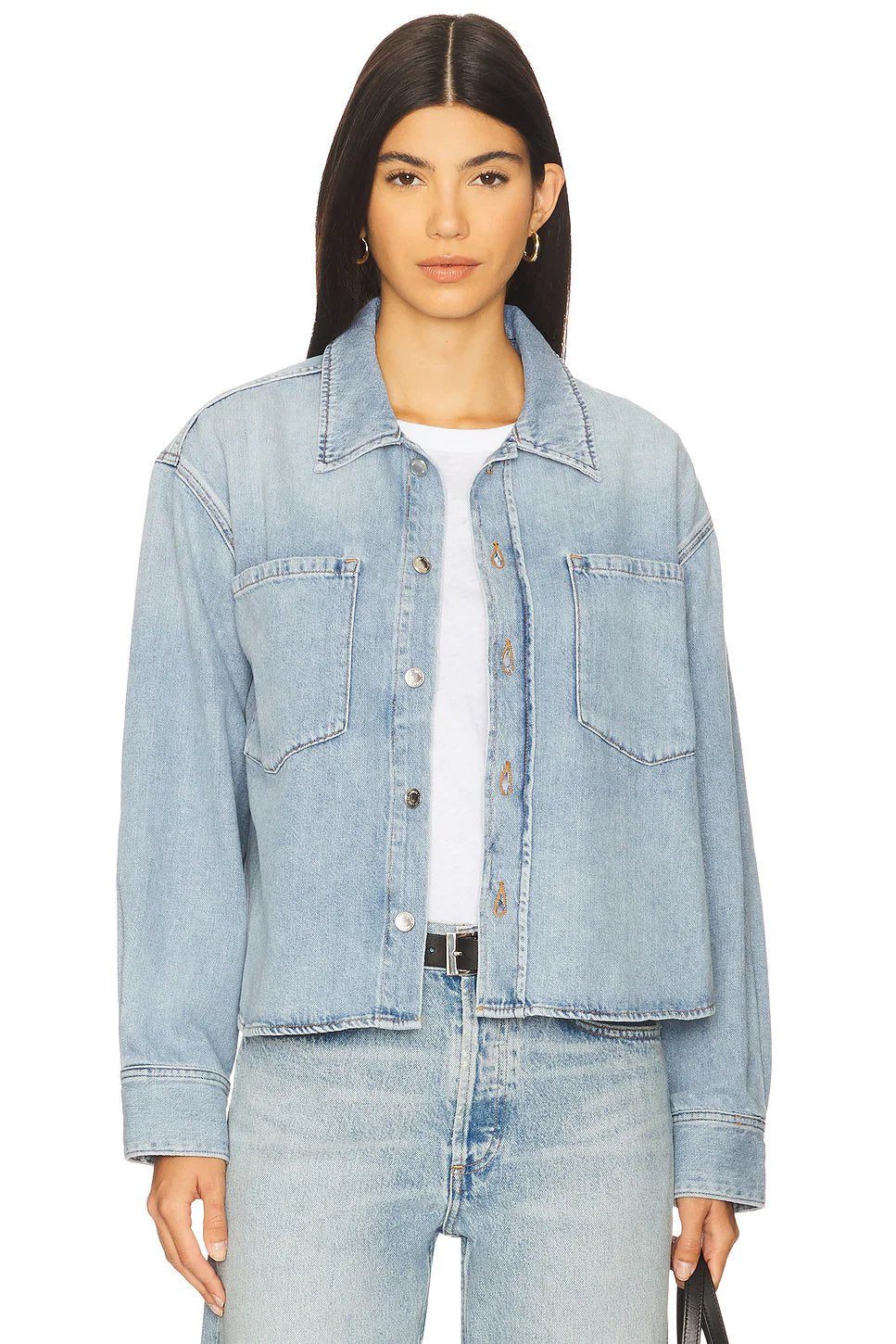 AGOLDE Juna Shirt in Interval - Image 1