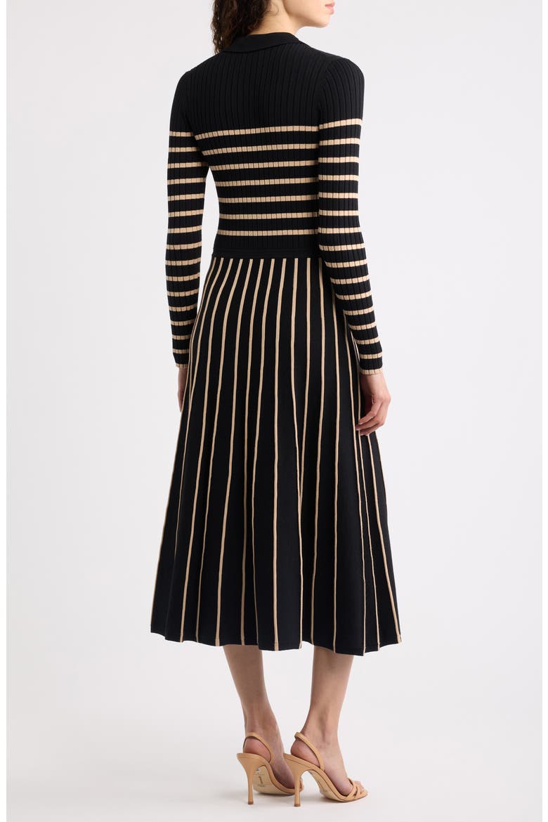 The Elodie Long Sleeve Rib Maxi Dress