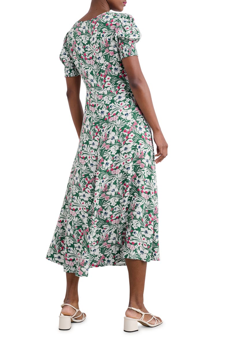 Marsh Violet Empire Waist Dress