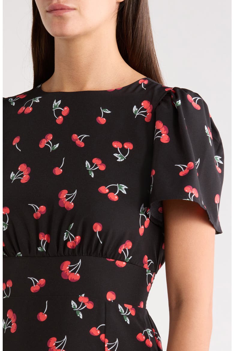 Dusk Bloom Floral Midi Dress