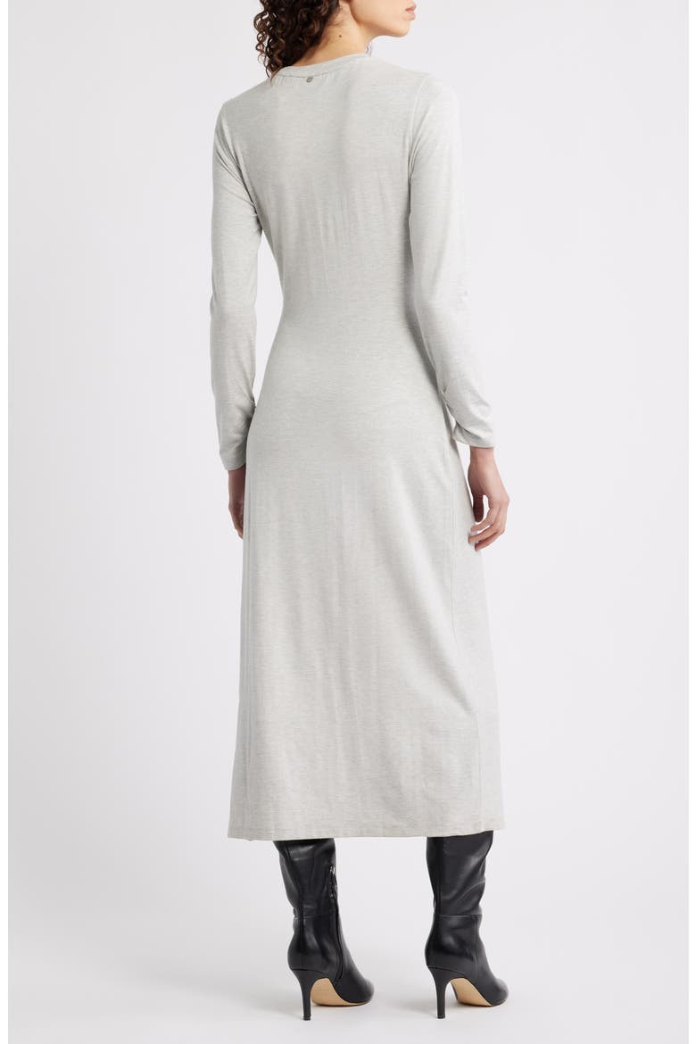 Erlot Side Tie Long Sleeve Midi Dress