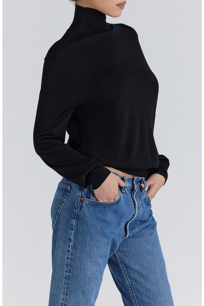 Angel Silk & Wool Blend Turtleneck Sweater