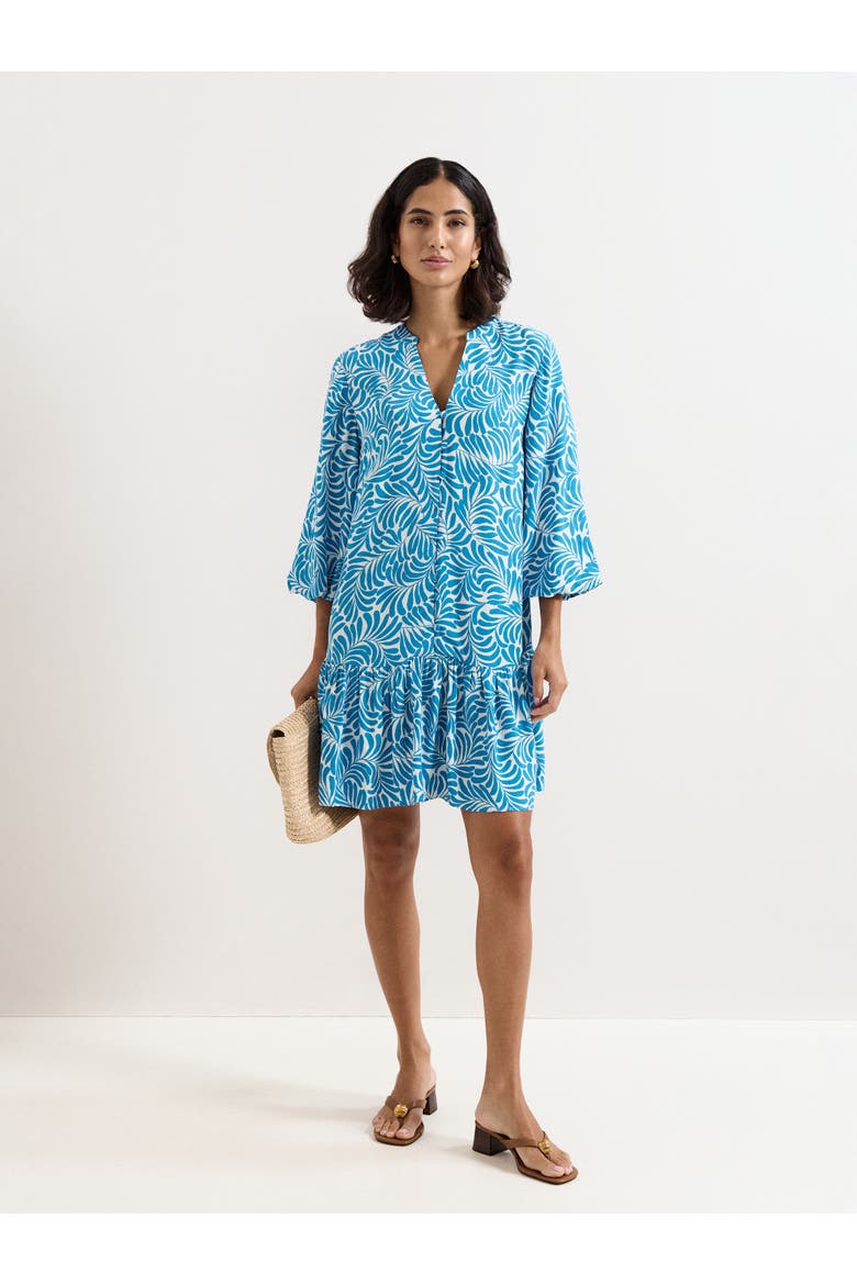Phoebe Tiered Hem V-Neck Mini Dress