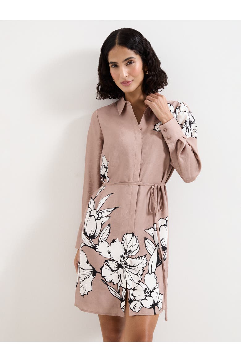 Kendra Belted Shirt Dress