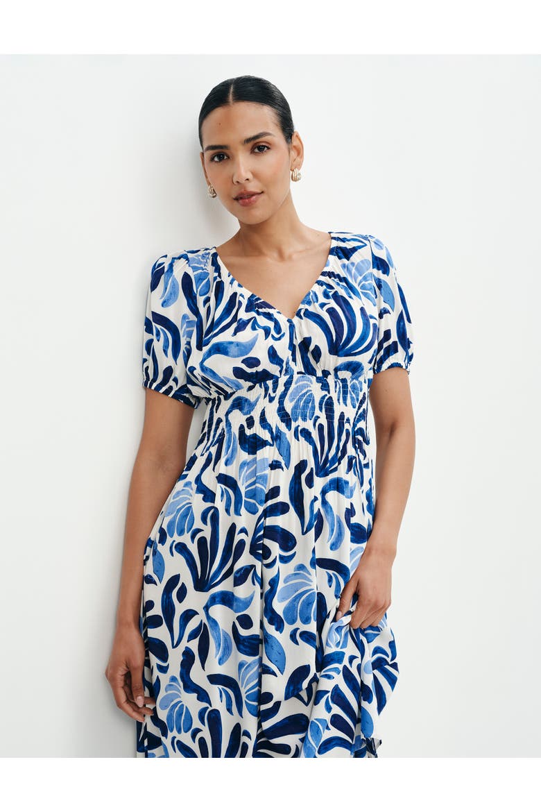 Dolly V-Neck Midi Dress