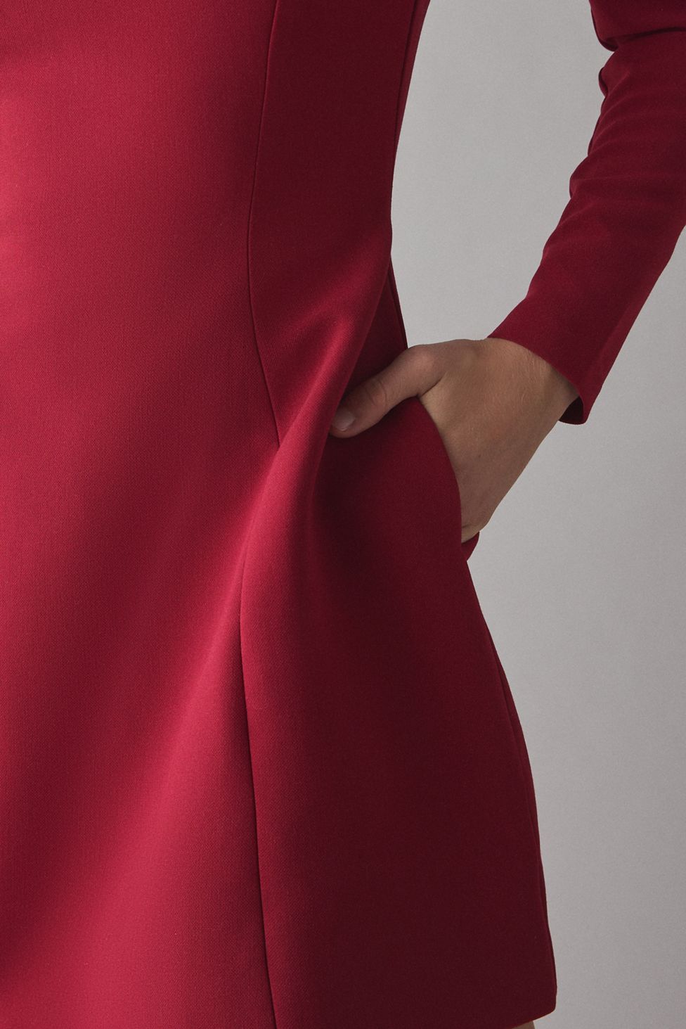 Bardot Delphi Hourglass Long Sleeve Mini Dress