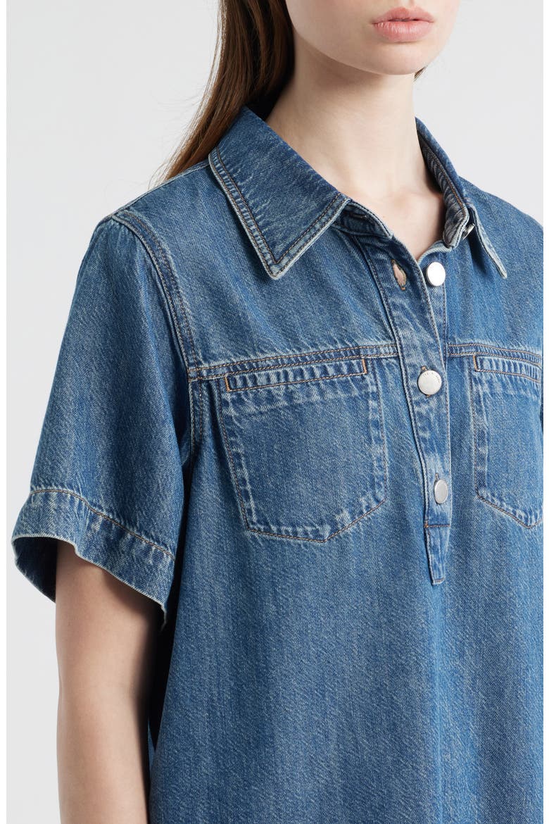 Hayley Short Sleeve Denim Dress