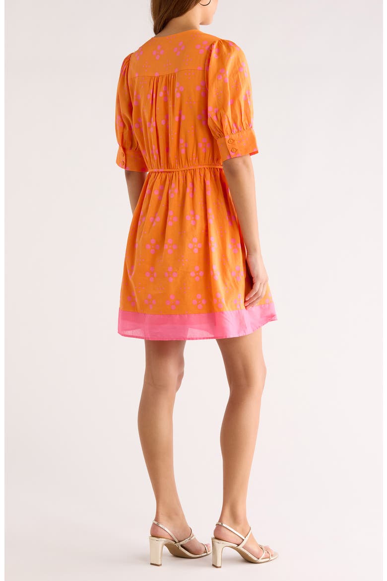 Donna Dot Elanie Button Midi Dress