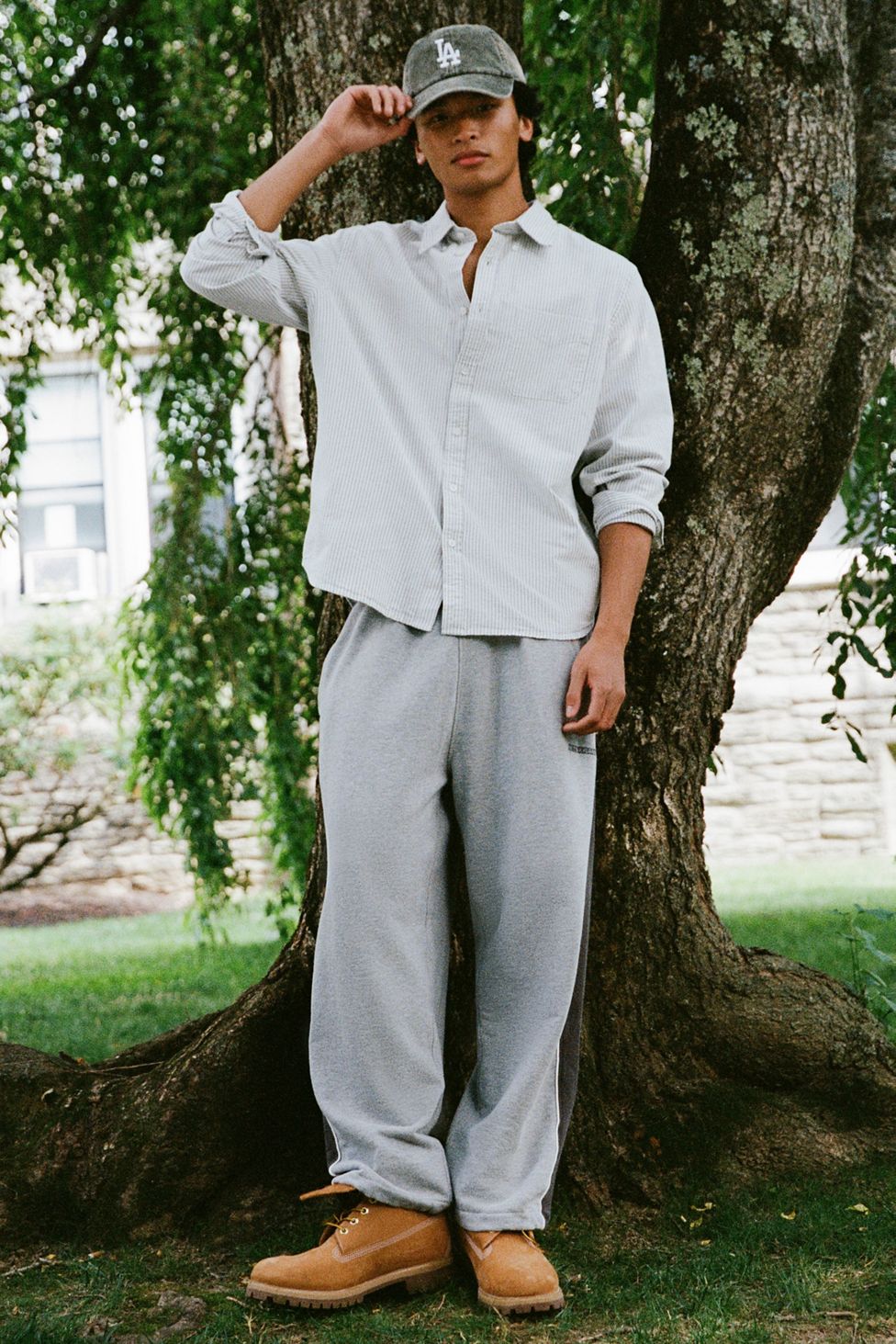 iets frans… Harri Paneled Wide Leg Sweatpants