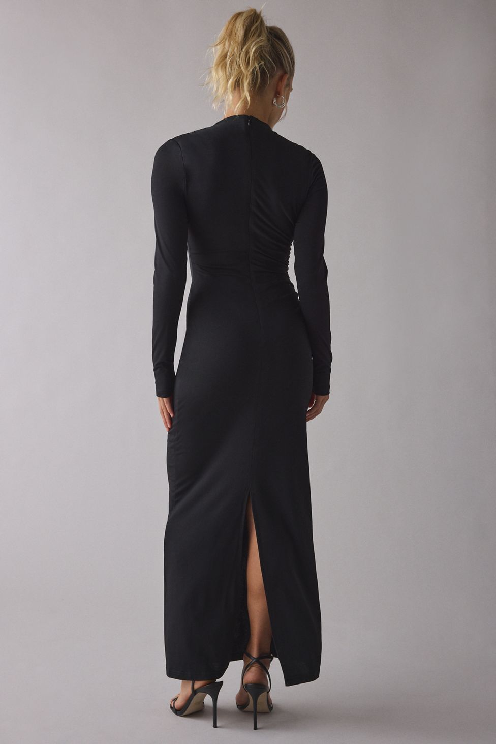 Lioness Contour High Neck Long Sleeve Maxi Dress