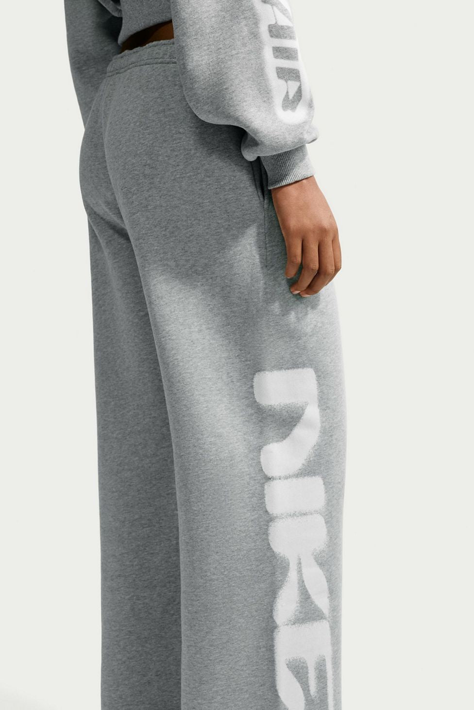 Nike Sportswear Studio Fleece Graphic Straight-Leg Sweatpants