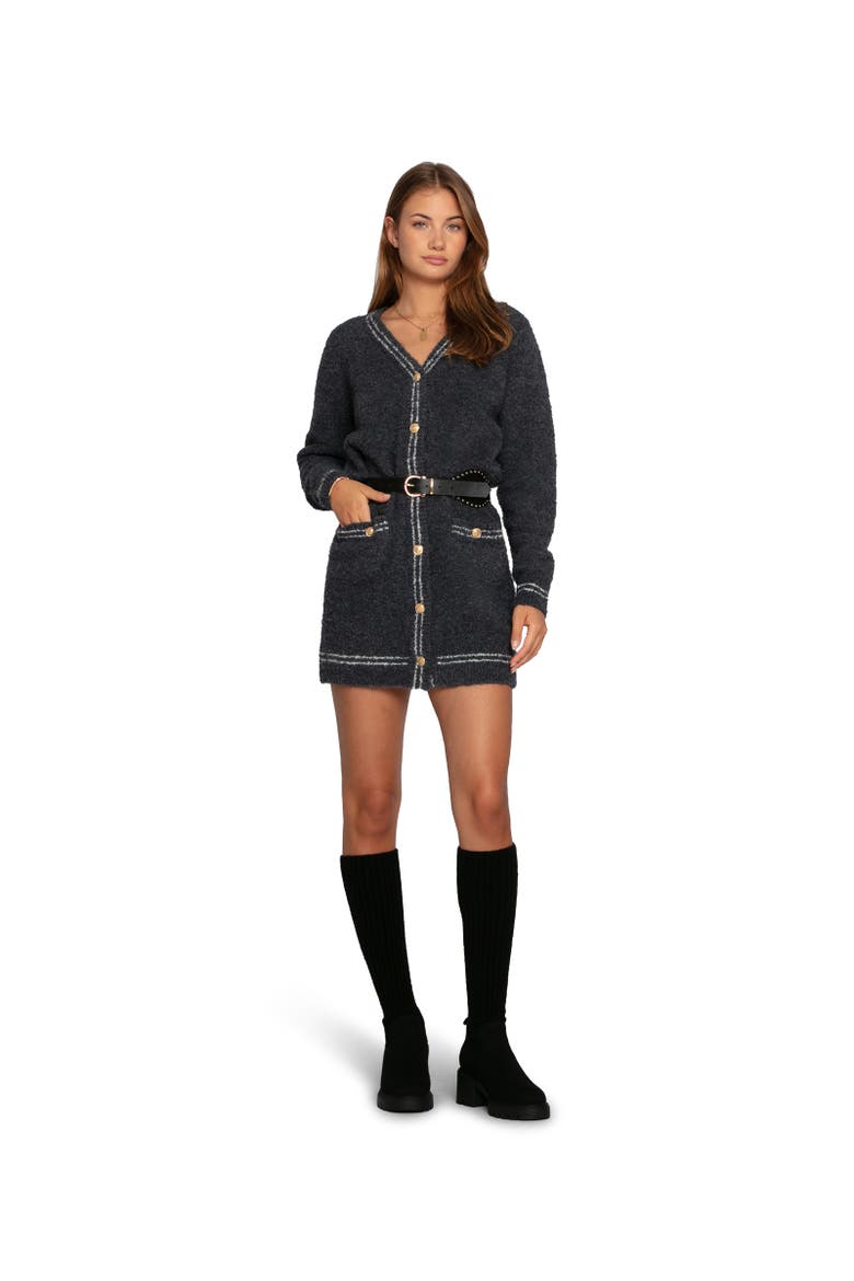 Cute In This Mini Cardigan Dress
