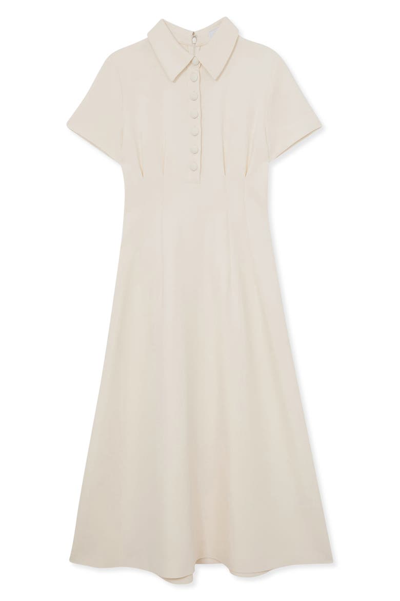Mari Short Sleeve Midi Dress