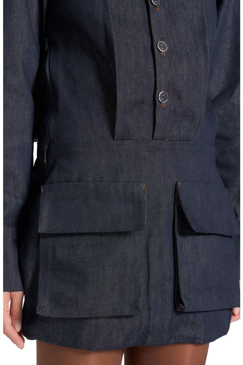 Laure Cargo Shirt Mini Dress