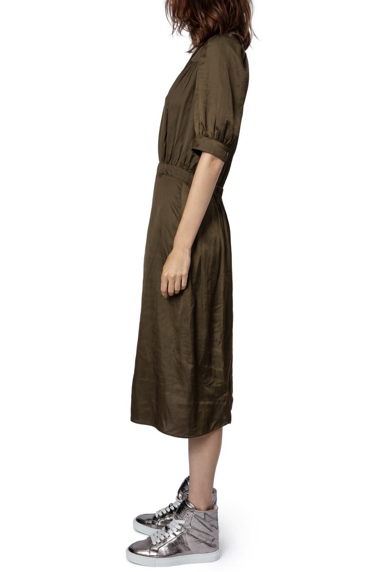 Ralia Satin Midi Dress
