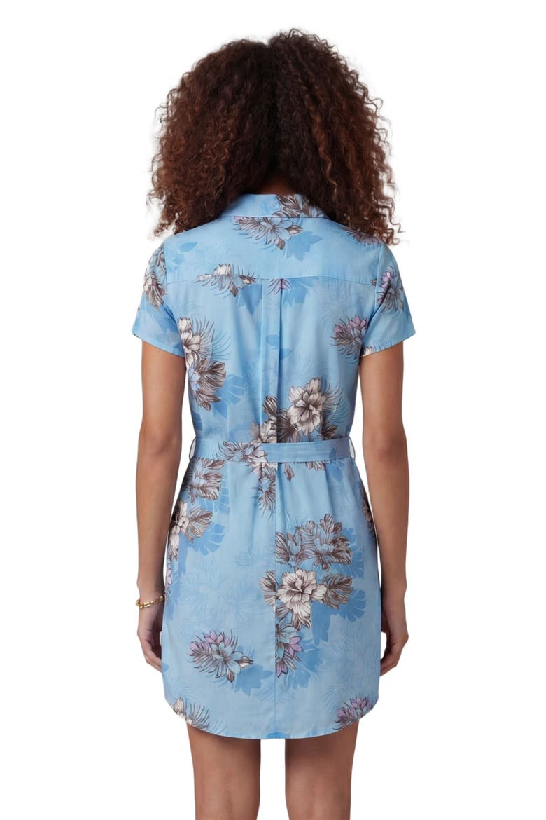 Exotic Floral Womens Shirt Dress