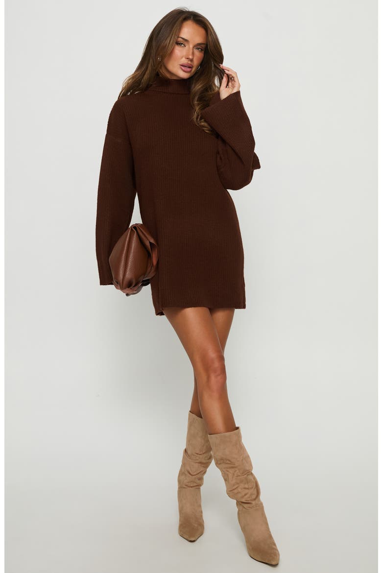 Sonelle Long Sleeve Knit Minidress