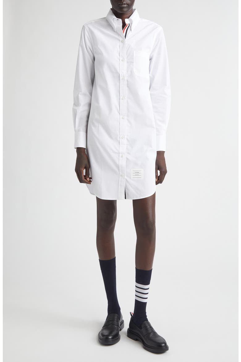Long Sleeve Oxford Shirtdress