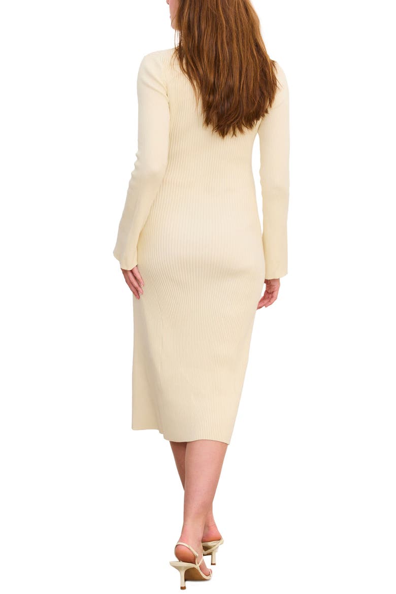 The Odette Ribbed Midi Dress