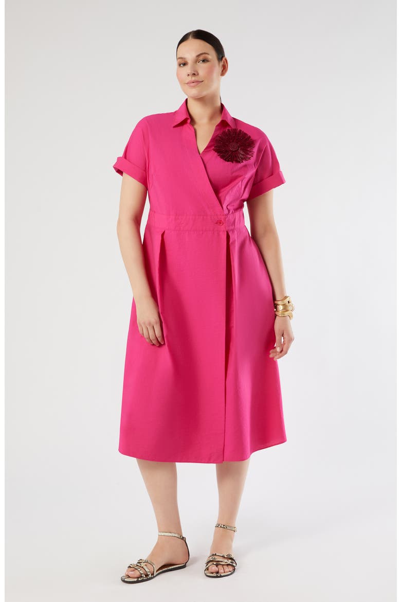 Gabbia Wrap Midi Dress