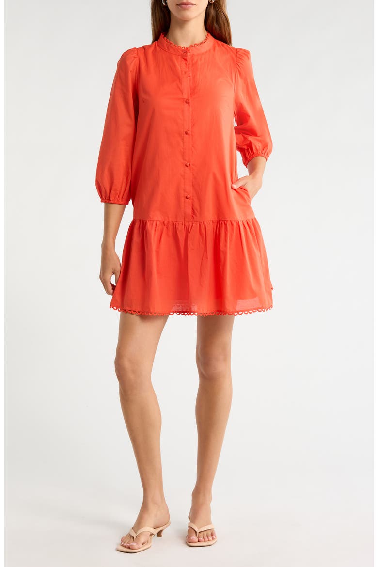 Yamila Drop Waist Minidress