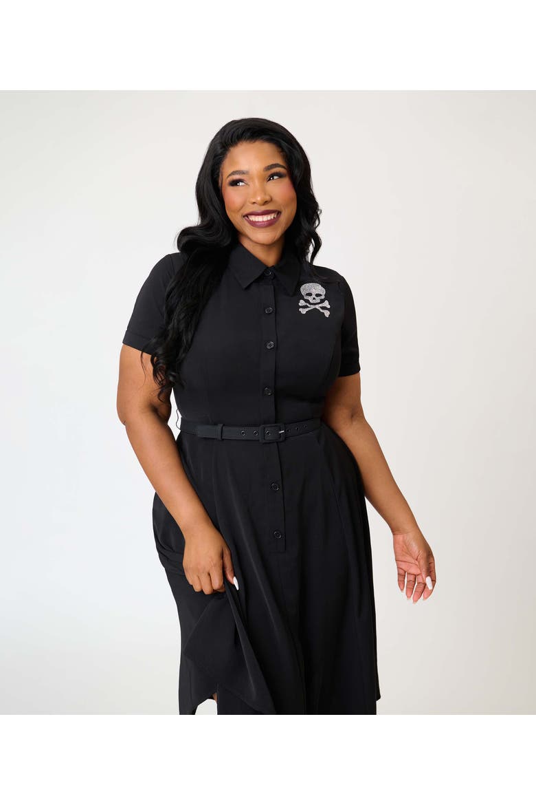 Plus Size 1940s Shirt Dress