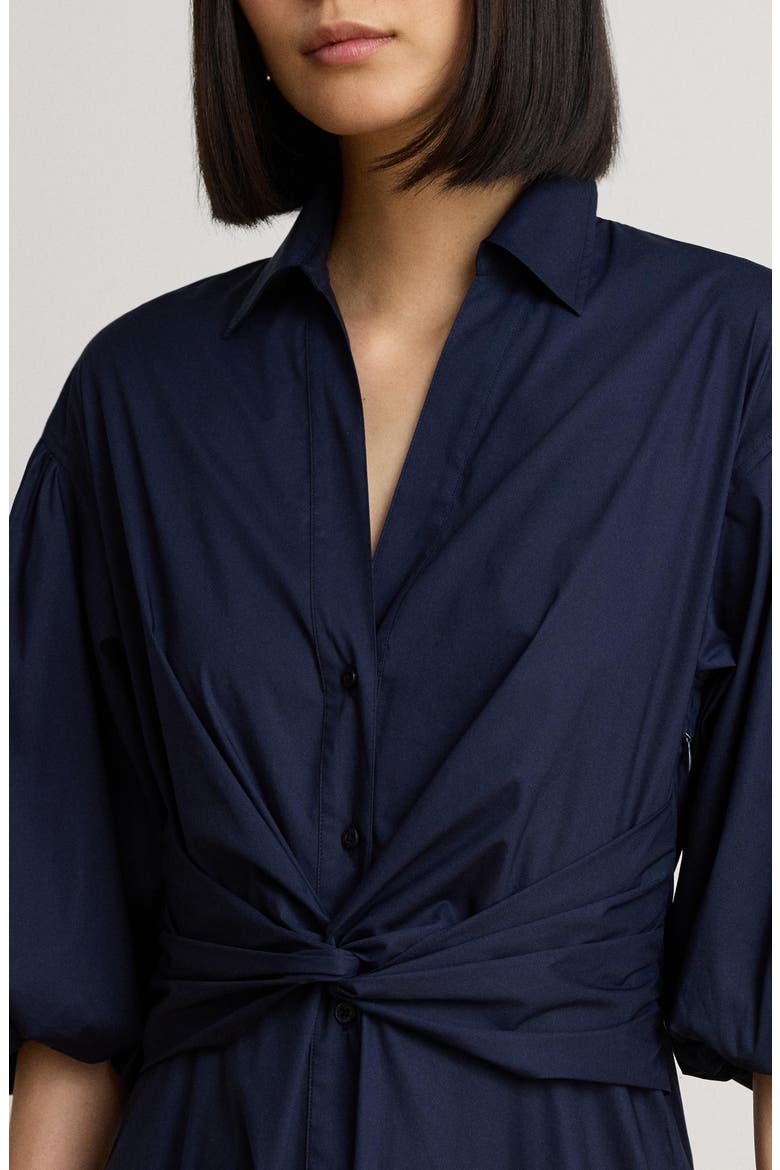 Poplin Midi Shirtdress