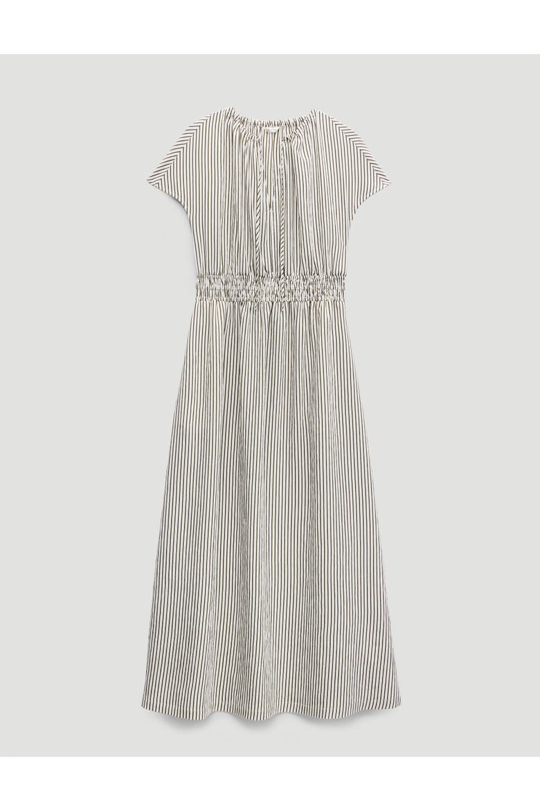 Nika Smocked Waistband Cotton Midi Dress