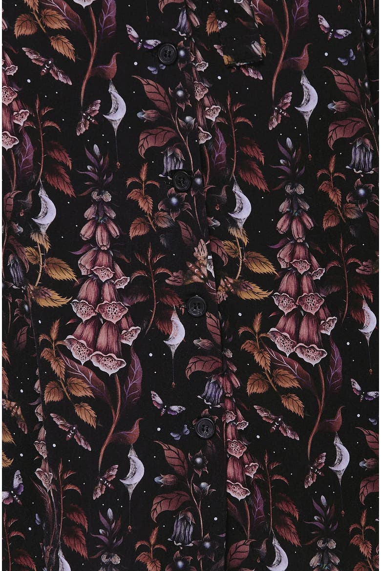 Foxglove Midi Shirt Dress