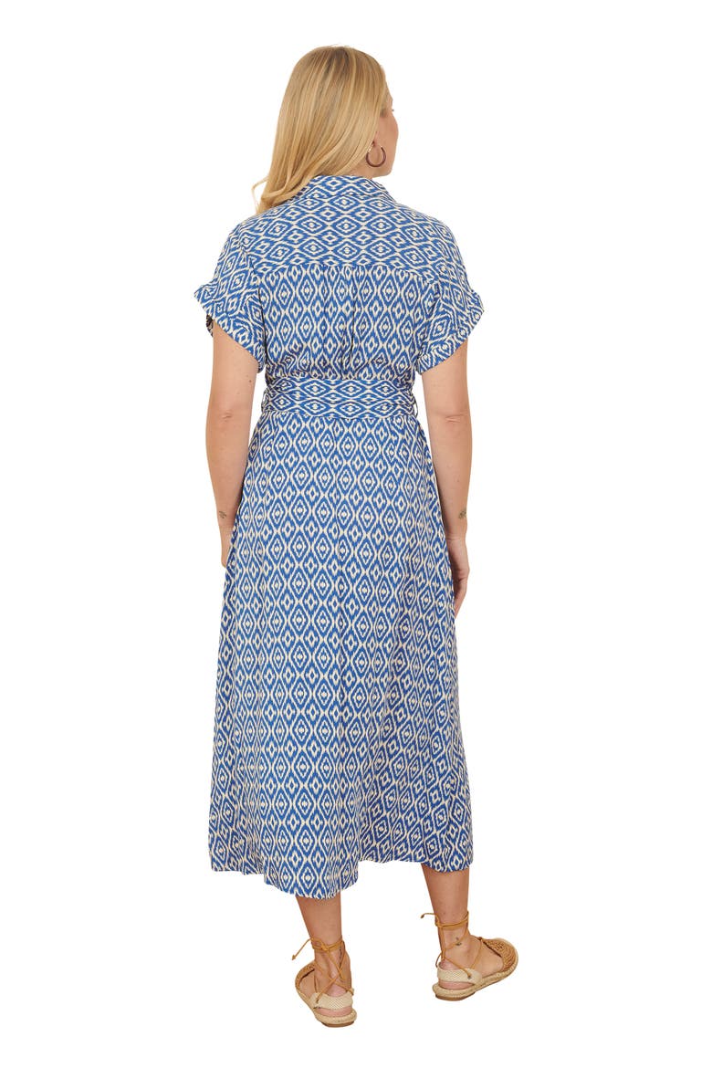 Belted Midi Shirt Dress