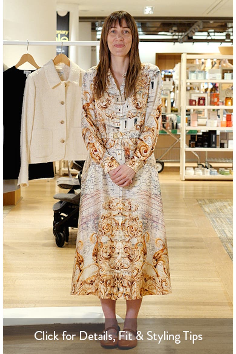 The Seraphine Belted Maxi Shirtdress