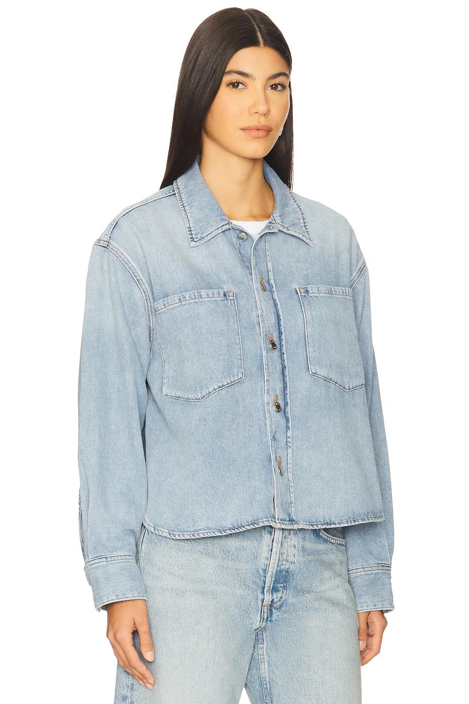 AGOLDE Juna Shirt in Interval - Image 2