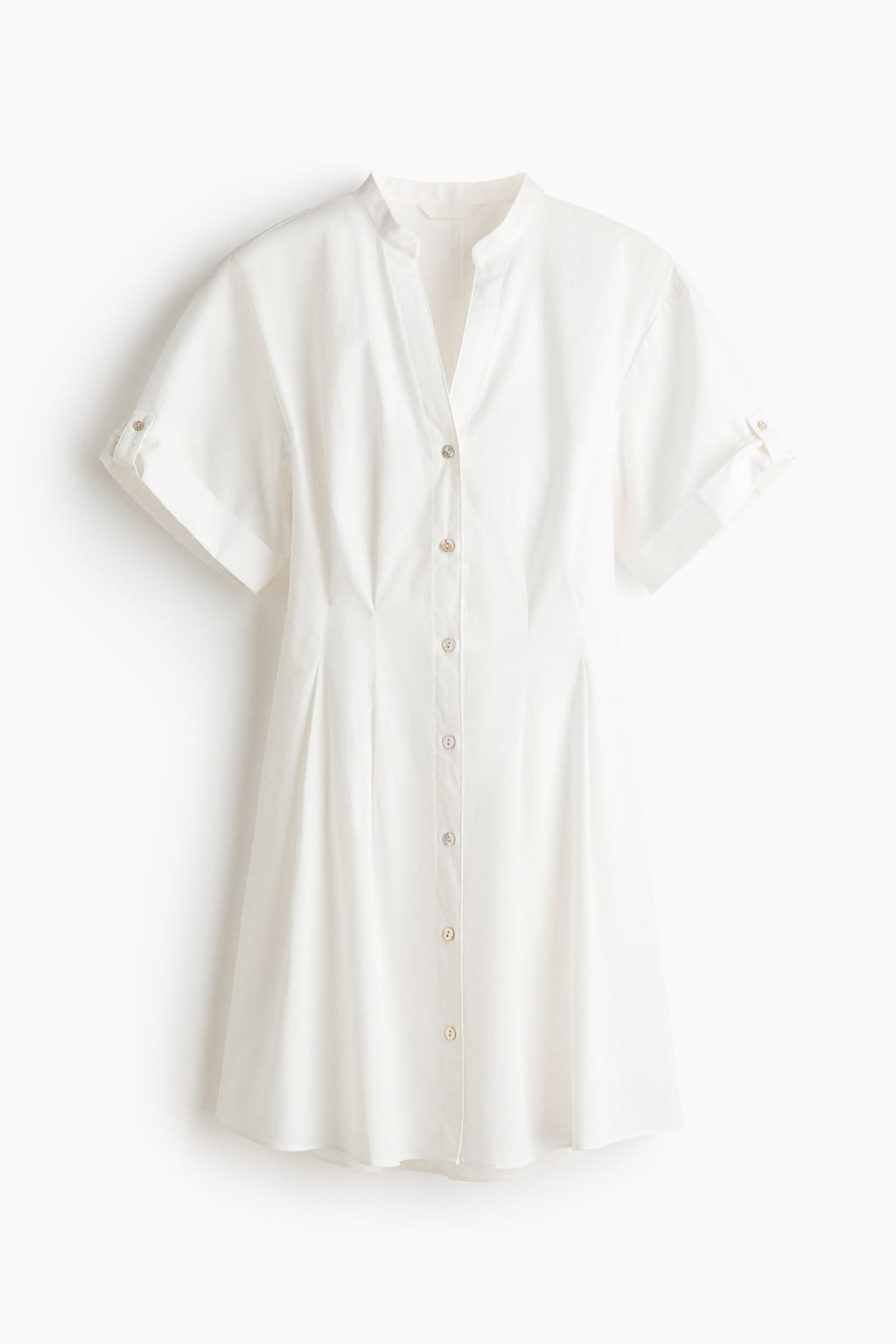 Shirt Dress with Tapered Waist