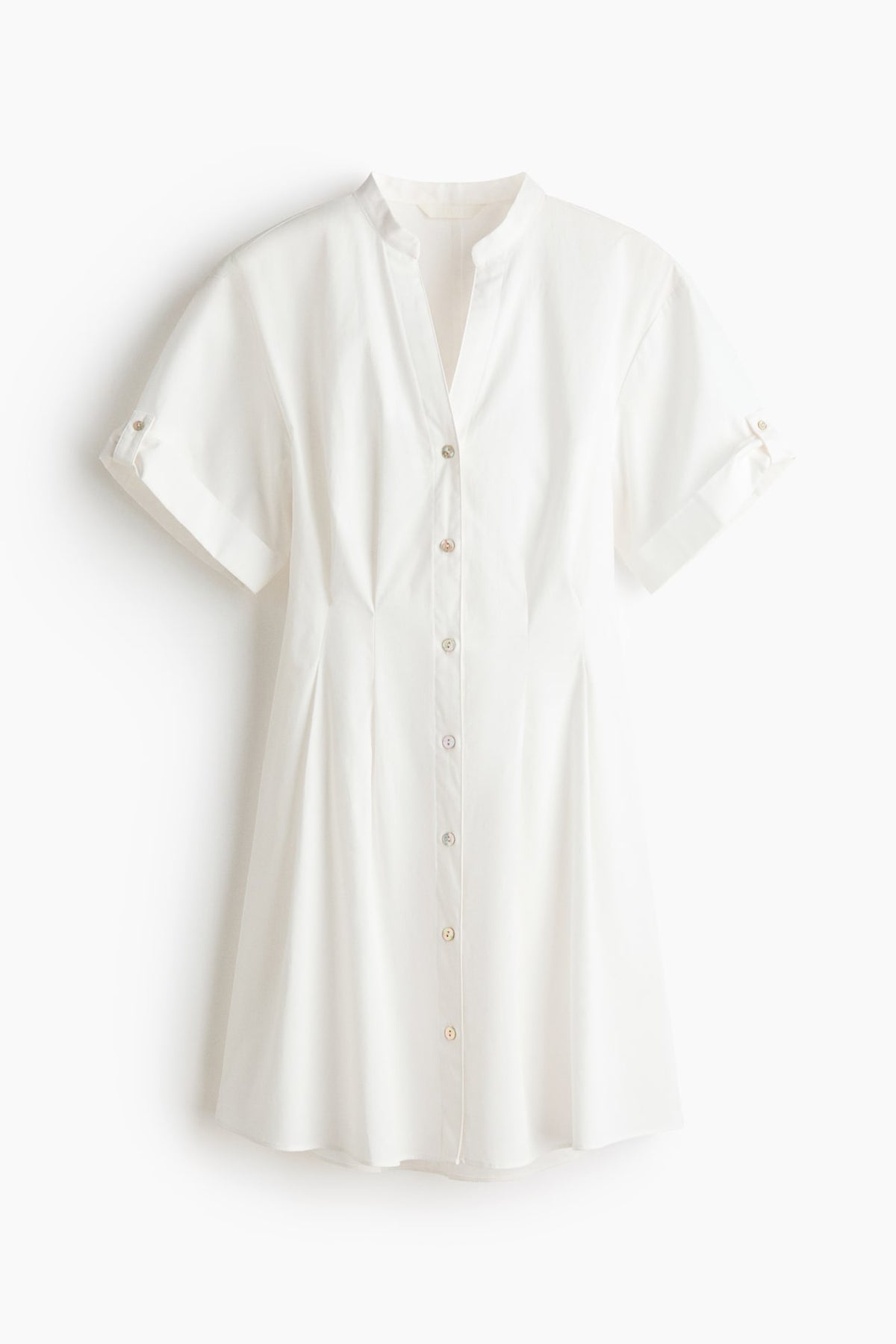 Shirt Dress with Tapered Waist