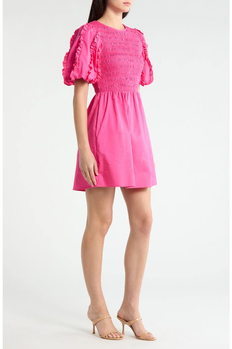 Riana Ruffle Smocked Minidress