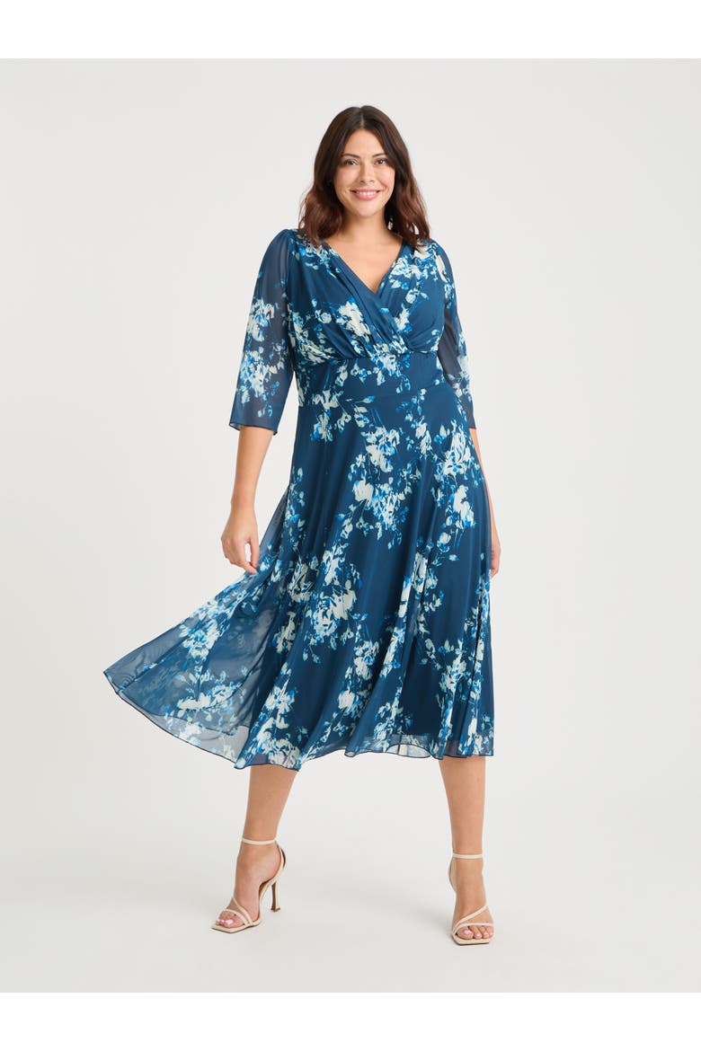 Helena Floral Midi Dress