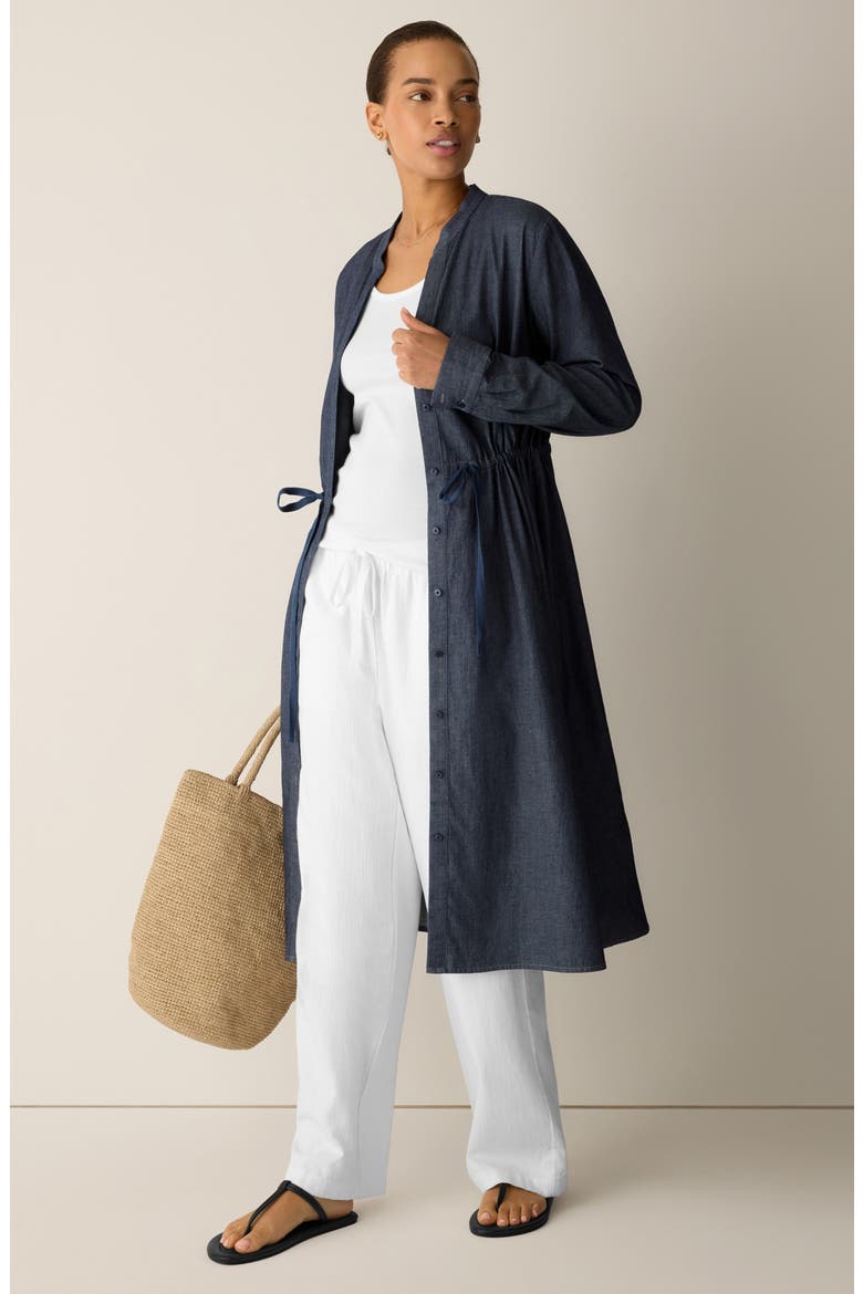 Organic Cotton Midi Shirtdress