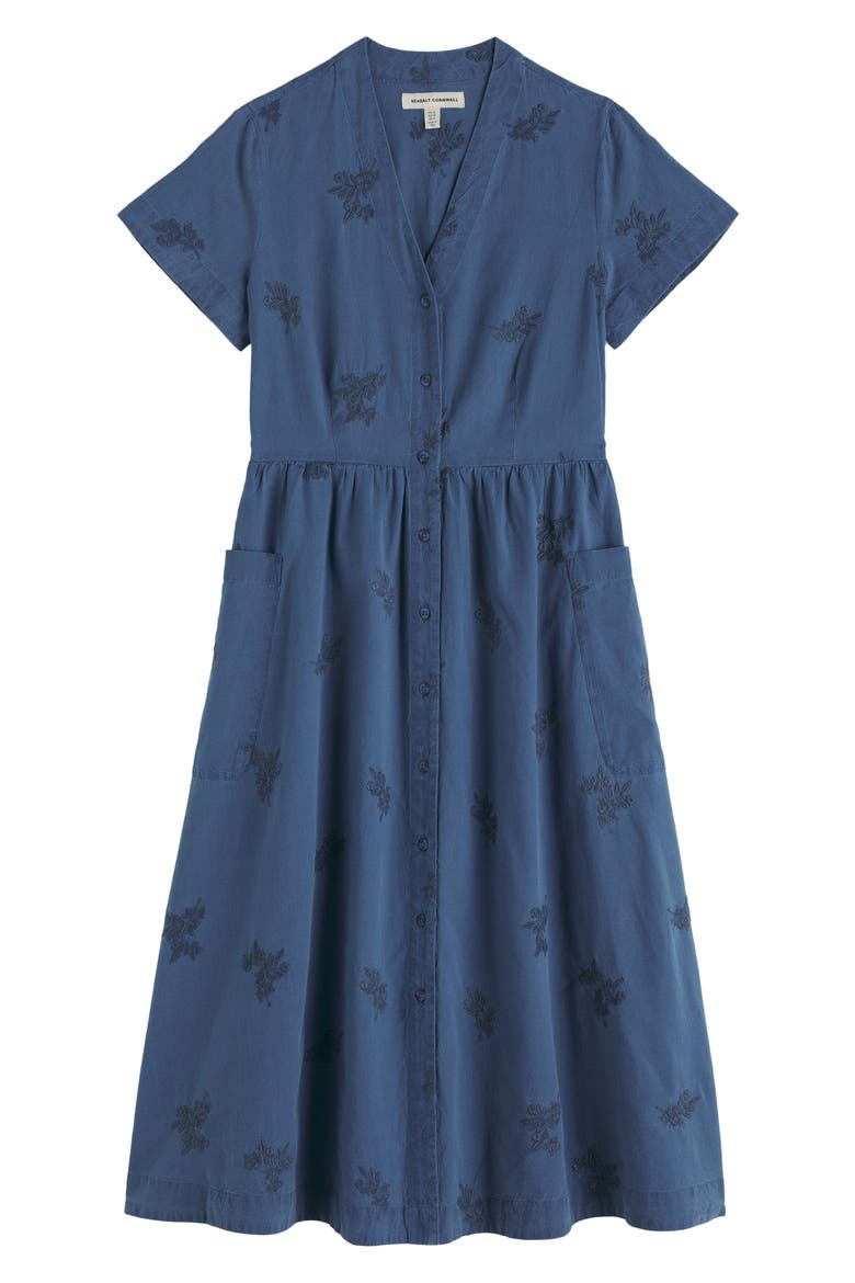 Fowen Embroidered Organic Cotton Shirtdress