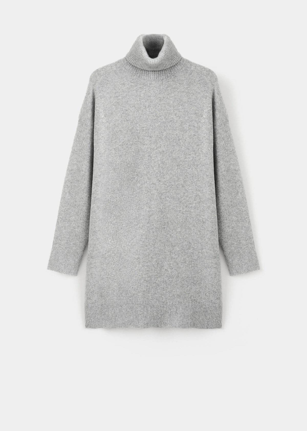Knitted turtleneck dress