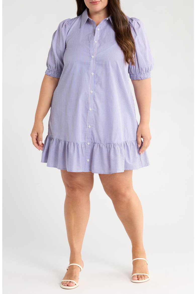 Fannie Stripe Shirtdress