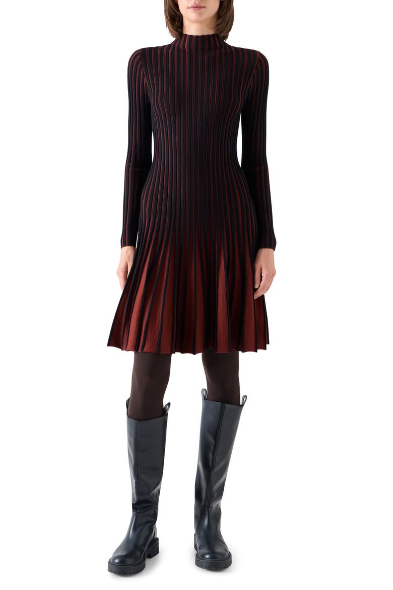 Ribbed Virgin Wool Dress
