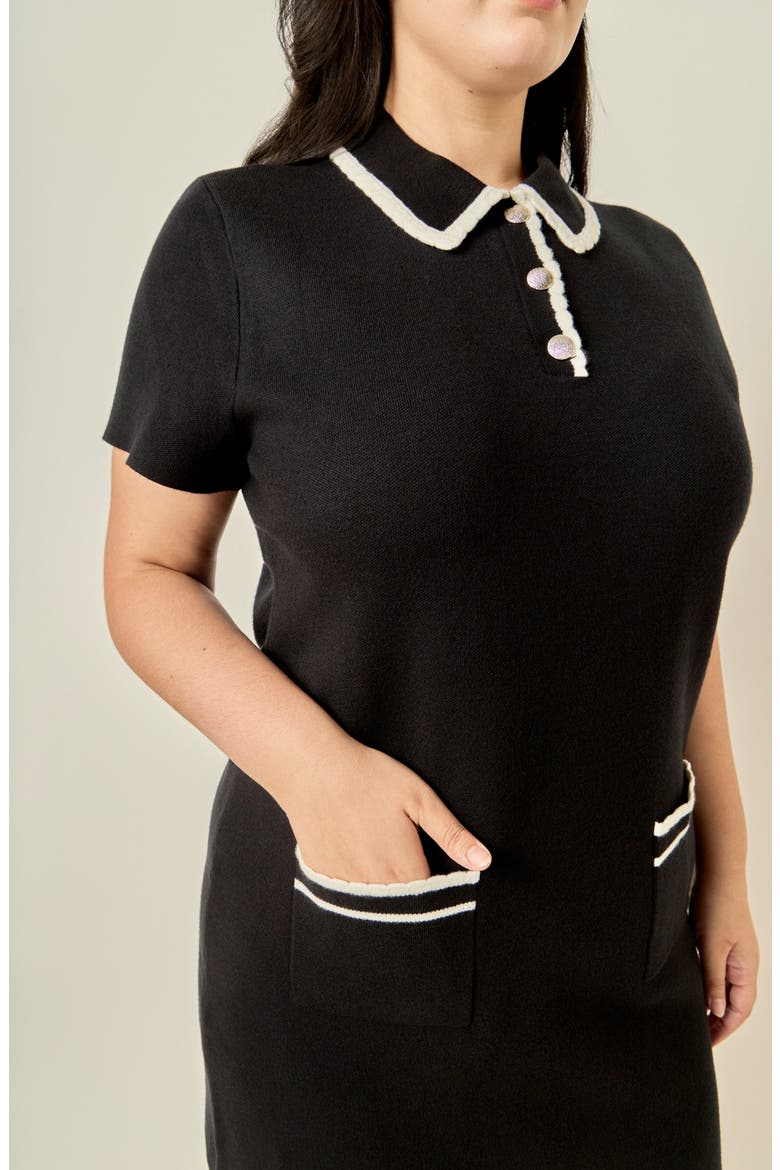 Scallop Detail Dress